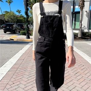 Brandy, Melville, black overalls